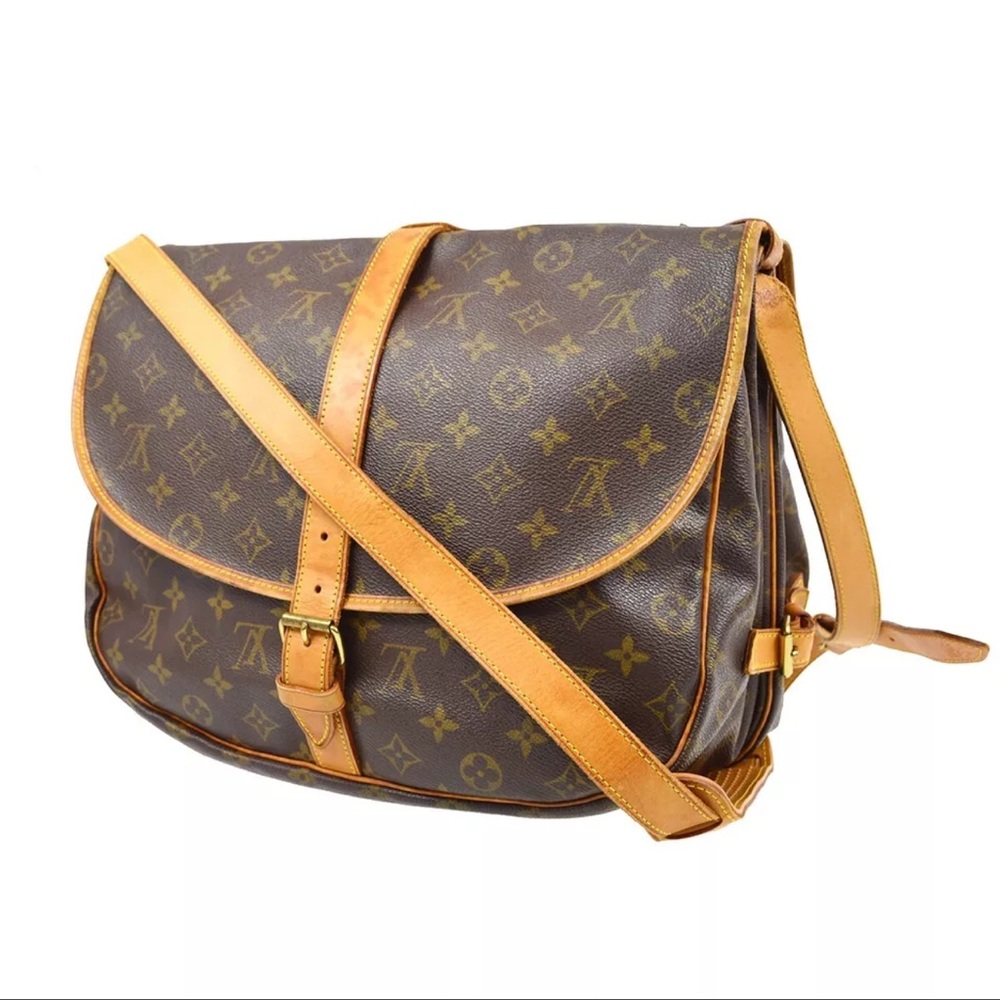 LOUIS VUITTON SAUMUR 35 MESSENGER SHOULDER BAG MONOGRAM MB0917 - Picture 11 of 12